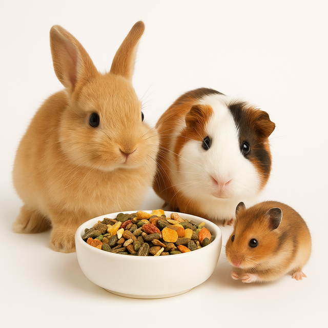 Müsli & Blandfoder för Smådjur