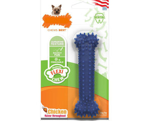 Nylabone Tuggleksak För Hundar Nylabone Plaque Attacker Termoplast Naturell 20