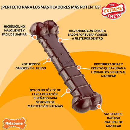 Nylabone Ben Nylabone Brun Bacon M