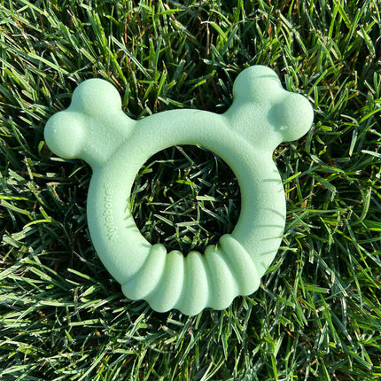 Nylabone Tuggleksak För Hundar Nylabone Sensory Tactile Ring Grön Jordnötssmör Kyckling S