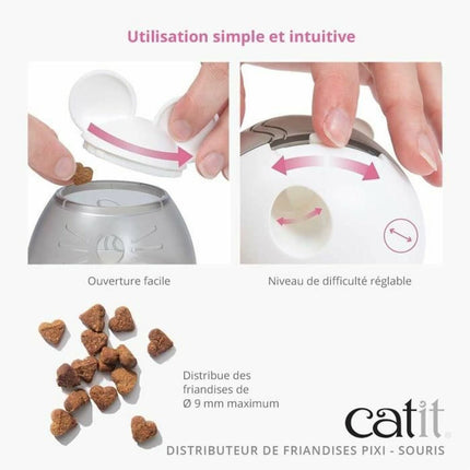 Catit Automatisk Matare Catit Mus Vit Plast 1 L