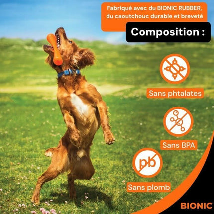 Bionic Hundleksak Bionic Urban Stick Orange 23 Cm M
