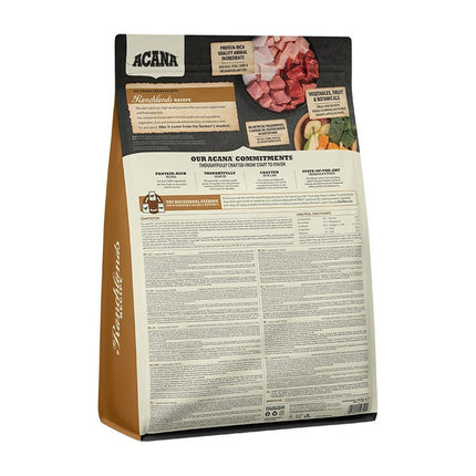 Acana Foder Acana Ranchlands Kalvkött Lamm Gris 2 Kg