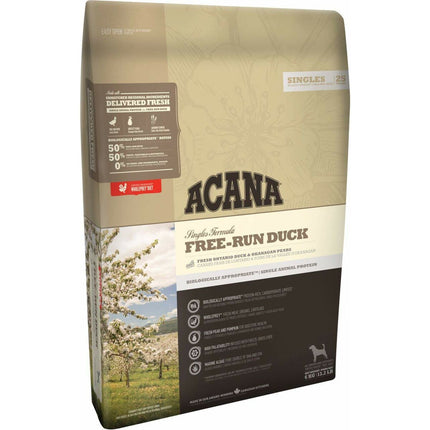 Acana Foder Acana Singles Free-Run Duck Vuxen Anka 11,4 Kg