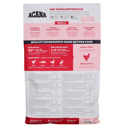 Acana Kattmat Acana Indoor Entrée Vuxen Kyckling Kalkon Fisk Kanin 4,5 Kg
