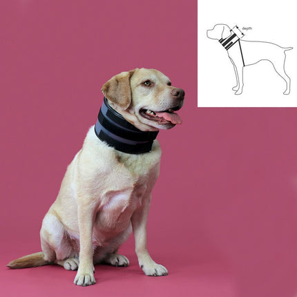 Kvp Cervikalhalsband För Hundar Kvp Svart (10-41 Cm)