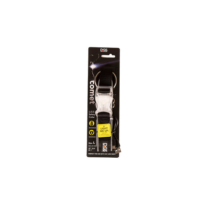 Dog Gone Smart Hundhalsband Dog Gone Smart Svart L Ljus