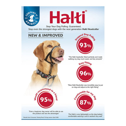 Company Of Animals Hund Utbildning Kragar Company Of Animals Halti Svart Munkorg (51-73 Cm)