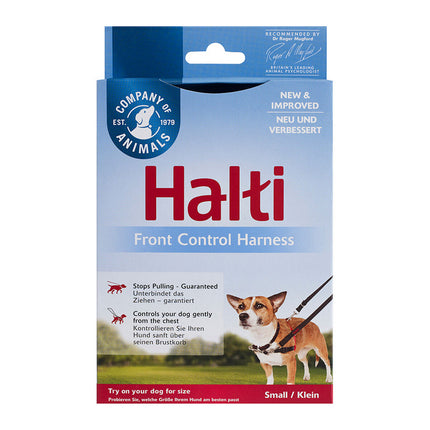 Company Of Animals Hundsele Company Of Animals Halti Svart/Röd Storlek S (36-64 Cm)