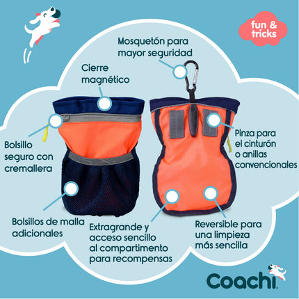 Coachi Bag Coachi Train & Treat Korall