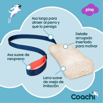 Coachi Training Toy Coachi Chase & Crinkle Blå