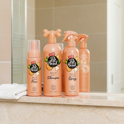 Pet Head 2-I-1 Schampo Och Balsam Pet Head Quick Fix Persika