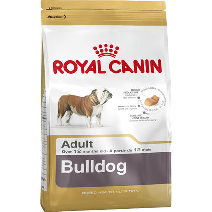 Royal Canin Foder Royal Canin Bulldog Adult Vuxen Kyckling Kött Ris Fåglar 12 Kg