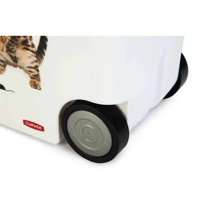 Curver Pet Food Canister Curver Med Hjul Vit Polypropen 12 Kg