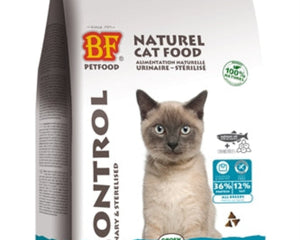 BF Petfood Cat Control Urinary & Sterilised 1,5 kg complete kattenbrokken voor volwassen katten