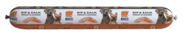 BF Petfood Vleesvoeding Zalm 800 gr complete houdbare natvoeding met zalm voor honden