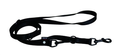 Martin Hundeleine Mehrzweck-Nylon Schwarz