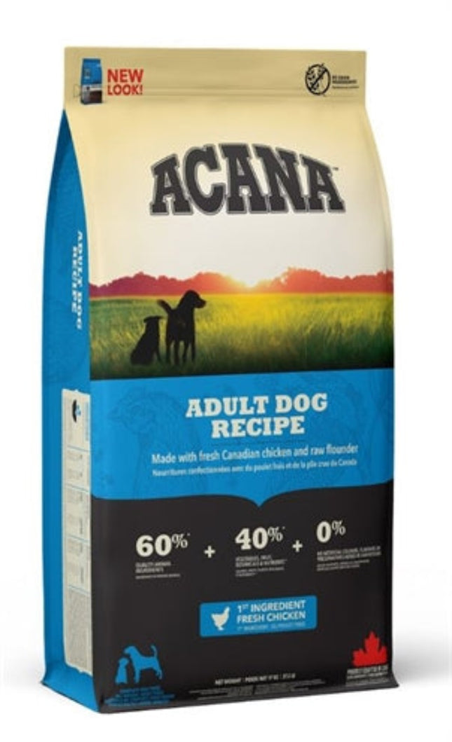 Acana Adult Dog – 6 kg, 11,4 kg och 17 kg spannmålsfritt hundfoder
