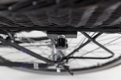 Trixie-Fahrradkorb Mit Drahtkuppel Auf Der Rückseite Schwarz