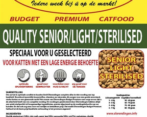 Budget Premium Budget-Premium-Katzenfutter Qualität Senior / Leicht / Sterilisiert