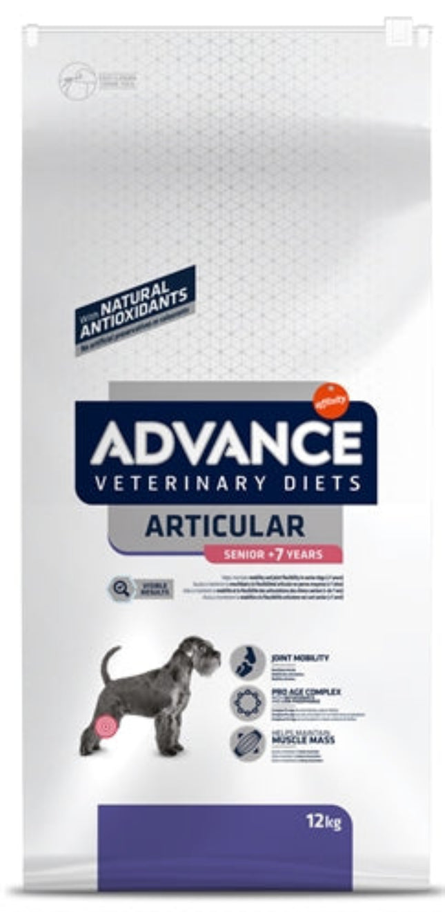 Advance Veterinary Diet Dog Articular Gewrichten Senior 12 kg droogvoer voor oudere honden met gewrichtsproblemen
