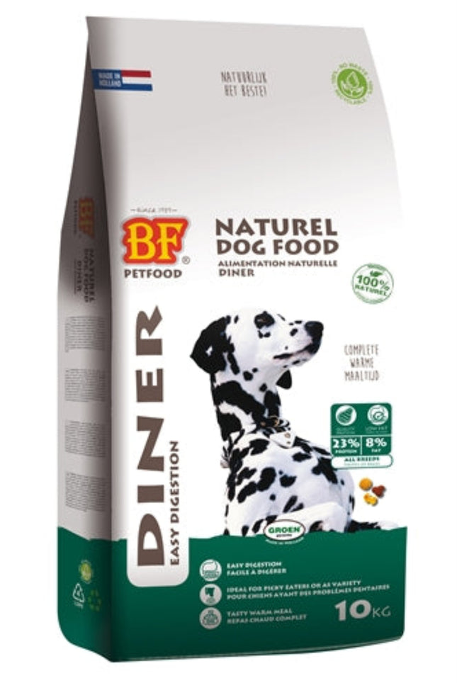 BF Petfood Diner hondenvoer 3 kg en 10 kg