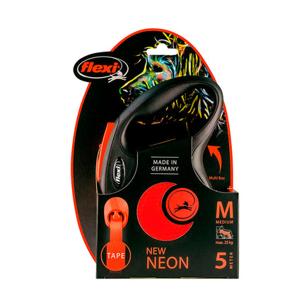 Flexi Dohundkoppel Flexi Flexi 5 M Orange S