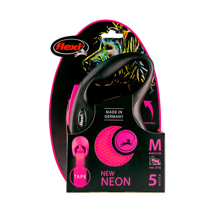 Flexi Dohundkoppel Flexi Flexi 5 M Rosa M