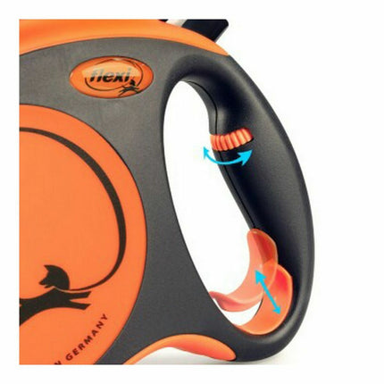Flexi Dohundkoppel Flexi Xtreme Orange M
