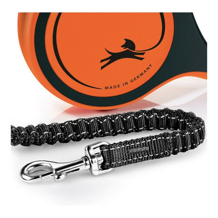 Flexi Dohundkoppel Flexi Xtreme 5 M Orange Storlek L
