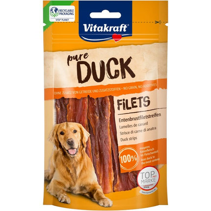 Vitakraft Hundgodis Vitakraft Pure Duck Fillets 80 G