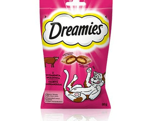 Dreamies Snack For Cats Dreamies 60 G Kalvkött