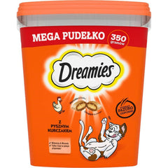 Dreamies Snack For Cats Dreamies Mega 2 X 350 G Kyckling Ost 350 G