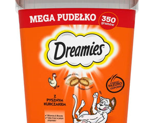 Dreamies Snack For Cats Dreamies Mega 2 X 350 G Kyckling Ost 350 G