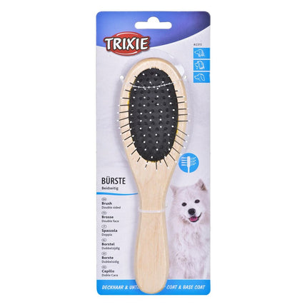 Trixie Borste Trixie Katt Double Brun Svart Trä