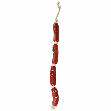 Trixie Hundleksak Trixie Sausages On A Rope Brun Korvar