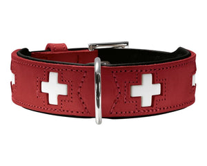 Hunter Hundhalsband Hunter Swiss Röd/Svart (24-28.5 Cm)