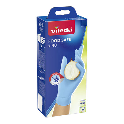 Vileda Engångshandskar Vileda Food Safe 171013 S/M (40 Antal)