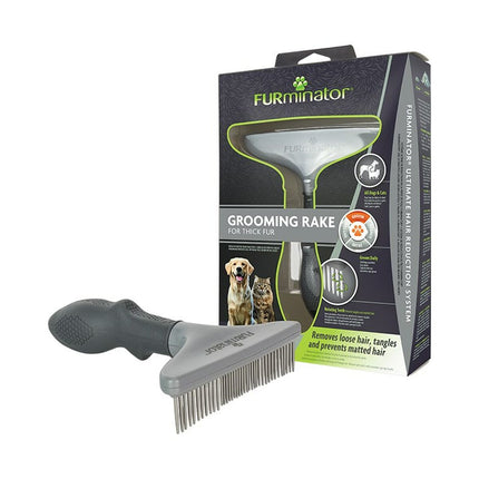 Furminator Hundeborste Furminator Tjockt Hår Svart Multicolour Transparent