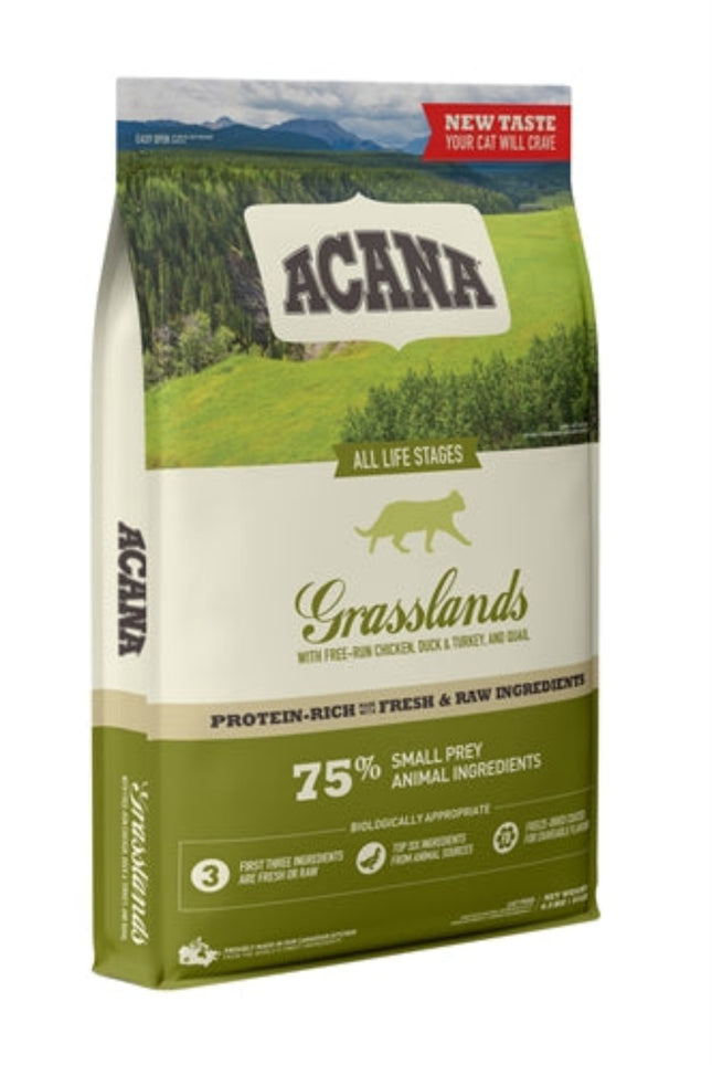 Acana Cat Grasslands 4,5 kg – Spannmålsfritt kattfoder
