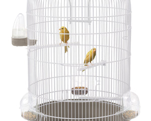 Imac Vogelkäfig Luna Taupe / Weiss