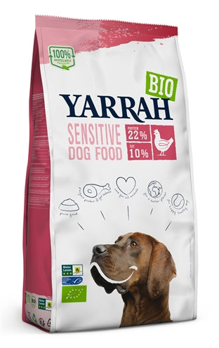 Yarrah Hund Bio-Bröckchen av Känsligt Kyckling Utan Tillsatt Socker