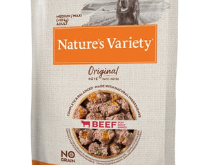 Natures Variety Original Erwachsene Medium / Maxi Pouch Rindfleisch No Grain