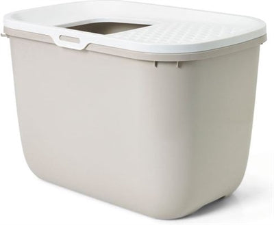 Savic Katzentoilette Hop In Weiss / Mokka