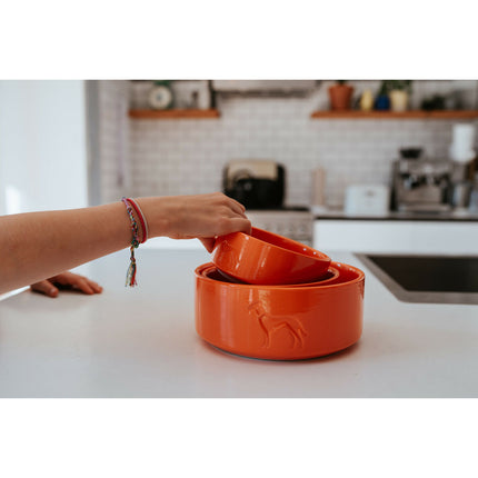 Hunter Hundmatare Hunter Osby Orange Keramik 2,5 L