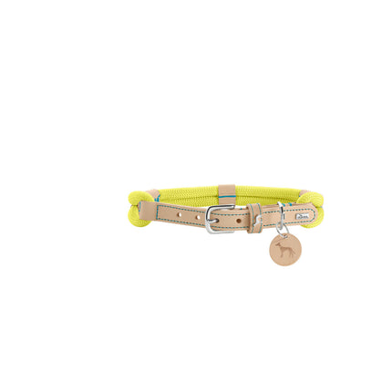 Hunter Hundhalsband Hunter Malia Lime M/L 45-54 Cm