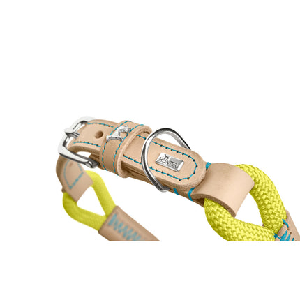 Hunter Hundhalsband Hunter Malia Lime M/L 45-54 Cm