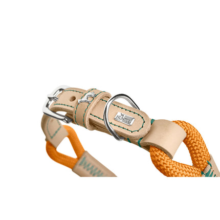 Hunter Hundhalsband Hunter Malia Orange M/L 45-54 Cm