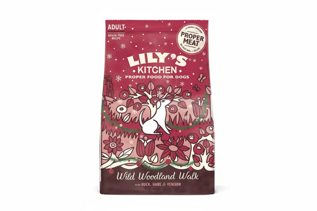 Lily's Kitchen Dog Erwachsene Ente / Lachs / Hirsch (7 KG / 12 KG )