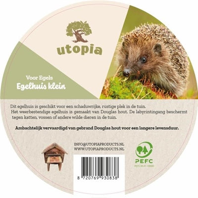 Utopia Igel Haus Verbrannt Douglas Holz